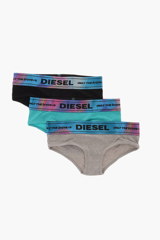 3 Pairs Of Briefs UF-ULLINA Set with Lurex Drawstring Waist