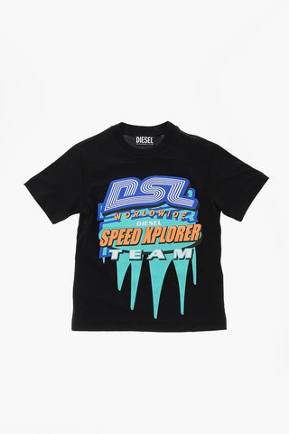 Printed Crew-neck TJUSTGUS T-Shirt