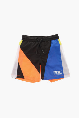 Costume da Bagno Boxer MIDELL Multicolor con Elastico in Vita