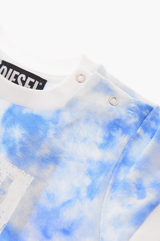 Set SAKI Shorts e T-shirt Effetto Tie Dye