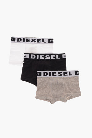 Logoed at the Waist UM-UDAMIEN 3 Pairs of Boxers Set