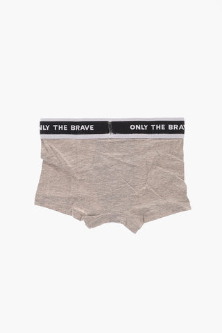Logoed at the Waist UM-UDAMIEN 3 Pairs of Boxers Set