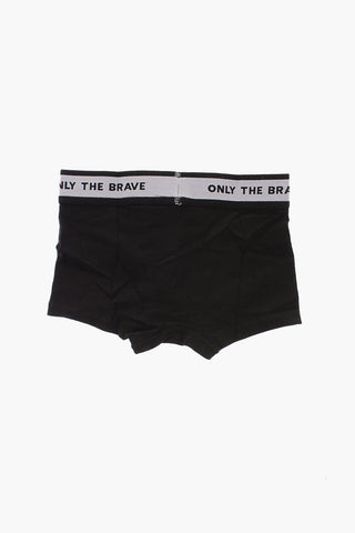 Logoed at the Waist UM-UDAMIEN 3 Pairs of Boxers Set