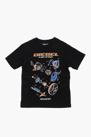 T-Shirt TJUSTB53 Girocollo Stampata