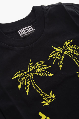 Front Printed Crew-neck TJUSTB64 T-Shirt