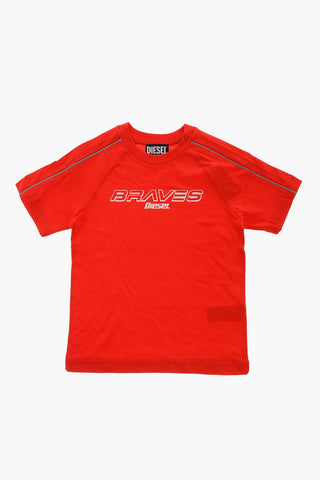 Crew-Neck TMADY T-shirt with Logo-Print Front