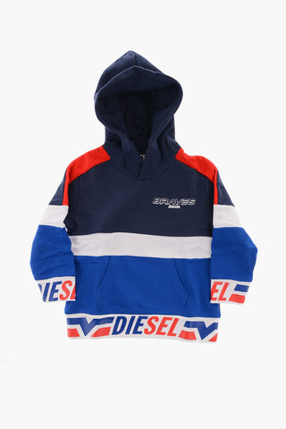 Felpa Hoodie SIPPUS con Bande sui Bordi Logate