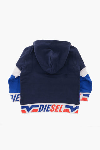 Felpa Hoodie SIPPUS con Bande sui Bordi Logate
