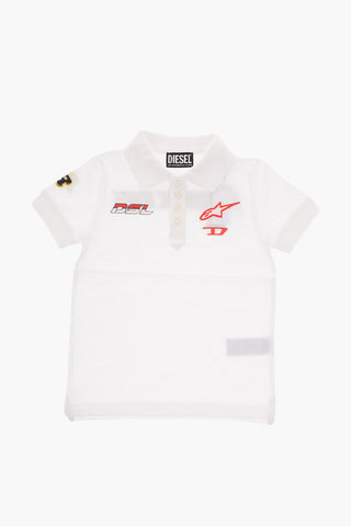 4 Buttons TNIGHTNEW-ASTARS Polo Shirt with Patch Embroidery