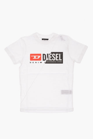 Crew-Neck TDIEGOCUTY T-shirt with Logo-Print Front
