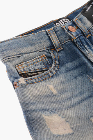 Vintage Effect Denim D-MACS-SH-J Shorts