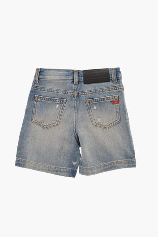 Vintage Effect Denim D-MACS-SH-J Shorts