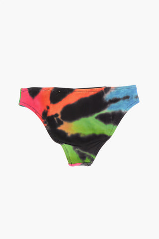 Bikini MHELLENALI Effetto Tie-Dye con Logo Stampato