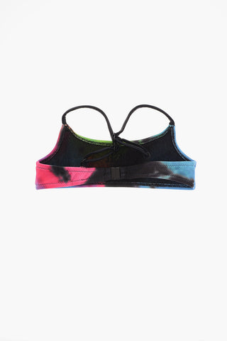 Bikini MHELLENALI Effetto Tie-Dye con Logo Stampato