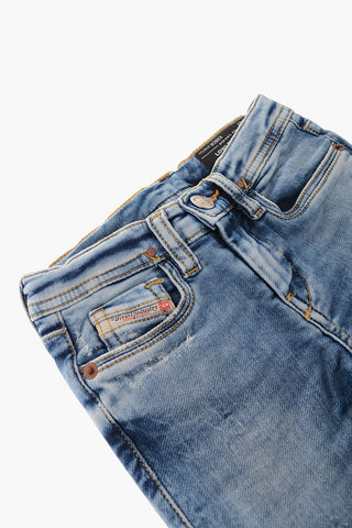 Vintage Efffect LOWLEEH-J Boot Cut Jeans