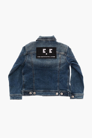Denim JNHILL Jacket with Silver and Logoed Buttons