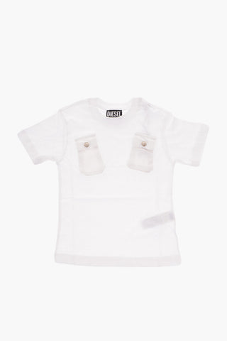 Crew-neck TJUSPOCK T-Shirt with Double Breast Pocket