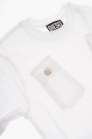 Crew-neck TJUSPOCK T-Shirt with Double Breast Pocket