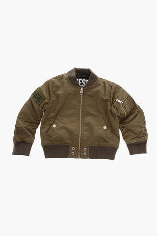 Bomber JMAONEA in Nylon con Bordi a Costine