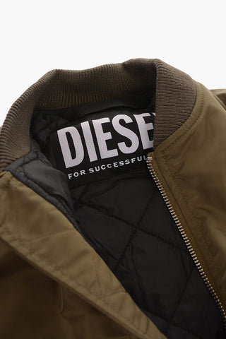 Bomber JMAONEA in Nylon con Bordi a Costine