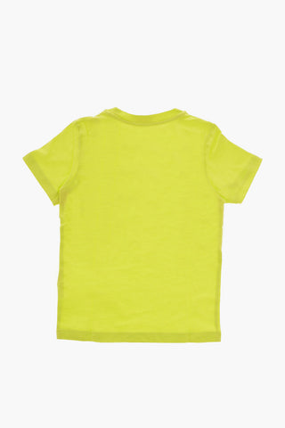T-shirt Girocollo MTEDMOS con Maxi Stampa Logo Frontale