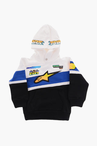 Felpa Hoodie SGIRKUT-ASTARS con Tasca a Toppa