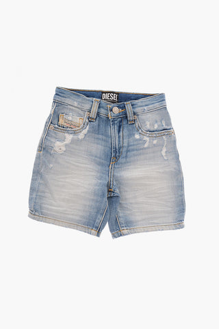 Vintage Effect Denim D-STRUKT-SH-J Shorts