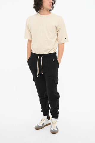 TODD SNYDER Multipocket Joggers with Embroidered Logo