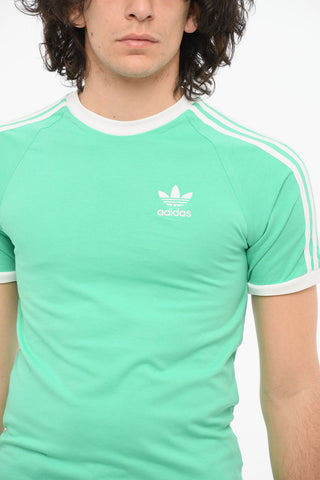 T-shirt girocollo con Ricamo Logo