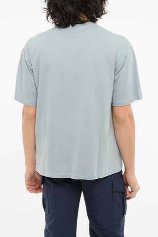 T-shirt Girocollo con Ricamo Logo Multicolor
