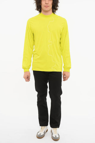 BLOUNDEY T-shirt a Maniche Lunghe in Tessuto Tecnico