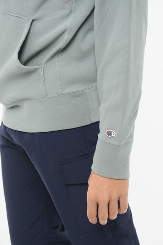 TODD SNYDER Hoodie Sweatshirt with Logo Patch