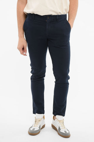 Pantaloni Tapered Fit con Logo Patch sul Retro