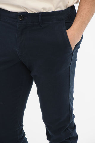 Pantaloni Tapered Fit con Logo Patch sul Retro