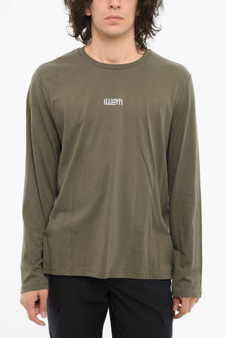 T-shirt a Maniche Lunghe OPPOSITION con Stampa