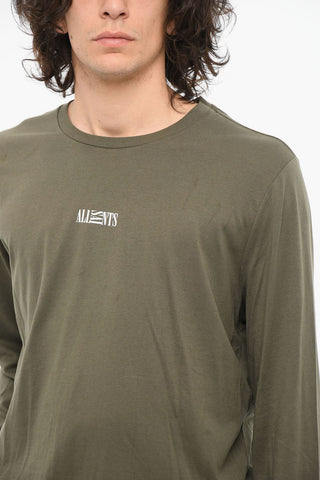T-shirt a Maniche Lunghe OPPOSITION con Stampa