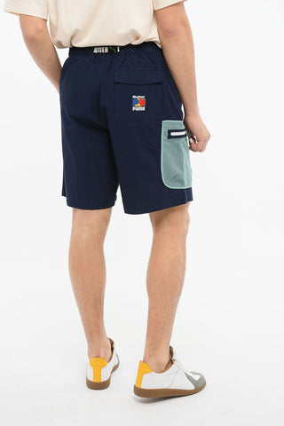 BUTTER Multipocket Shorts with Logoed Drawstring