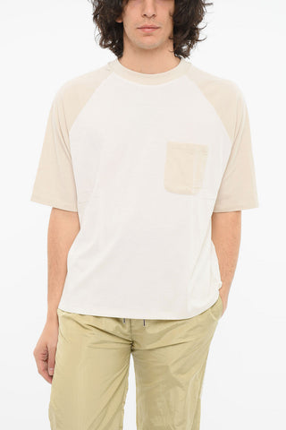 Two-toned T-shirt with Chest Pocket