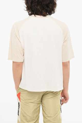 Two-toned T-shirt with Chest Pocket