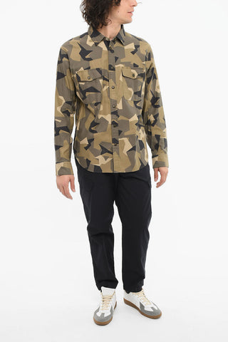 Camo-printed ENGINEERED Shirt with Double Breast-pocket