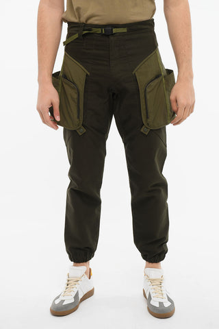 Cotton Utility Pants with Safety Buckle