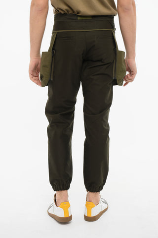Cotton Utility Pants with Safety Buckle