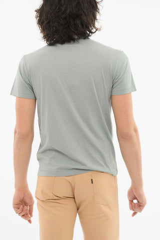 TODD SNYDER Crewneck T-shirt with Embroidered Logo