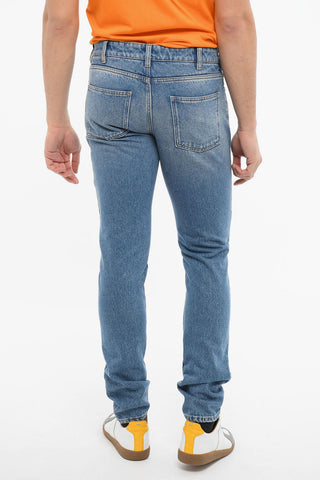 Light-washed Straight-leg Jeans
