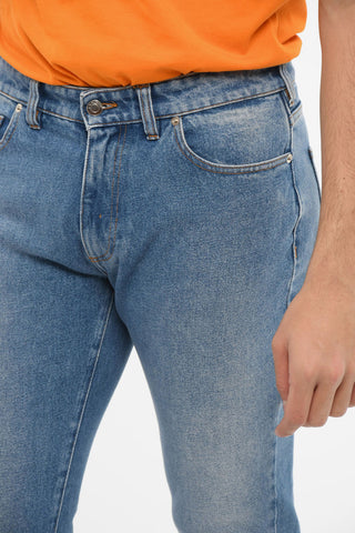 Light-washed Straight-leg Jeans