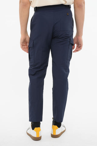 One-pleated Front Cargo Trousers