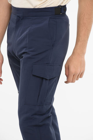One-pleated Front Cargo Trousers