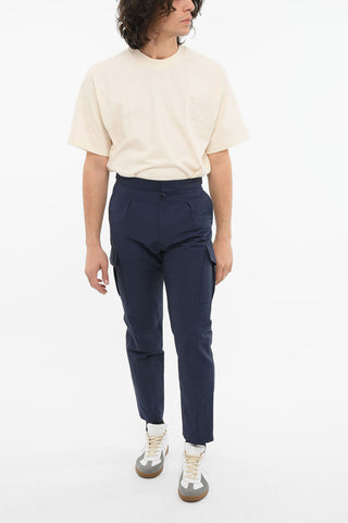 One-pleated Front Cargo Trousers