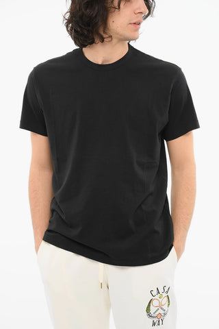 TODD SNYDER Crewneck T-shirt with Embroidered Logo