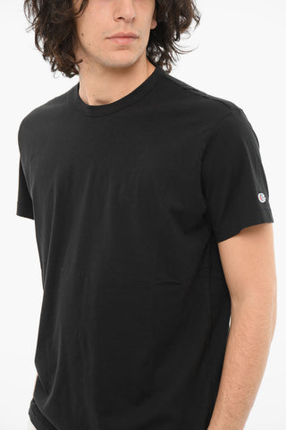TODD SNYDER Crewneck T-shirt with Embroidered Logo